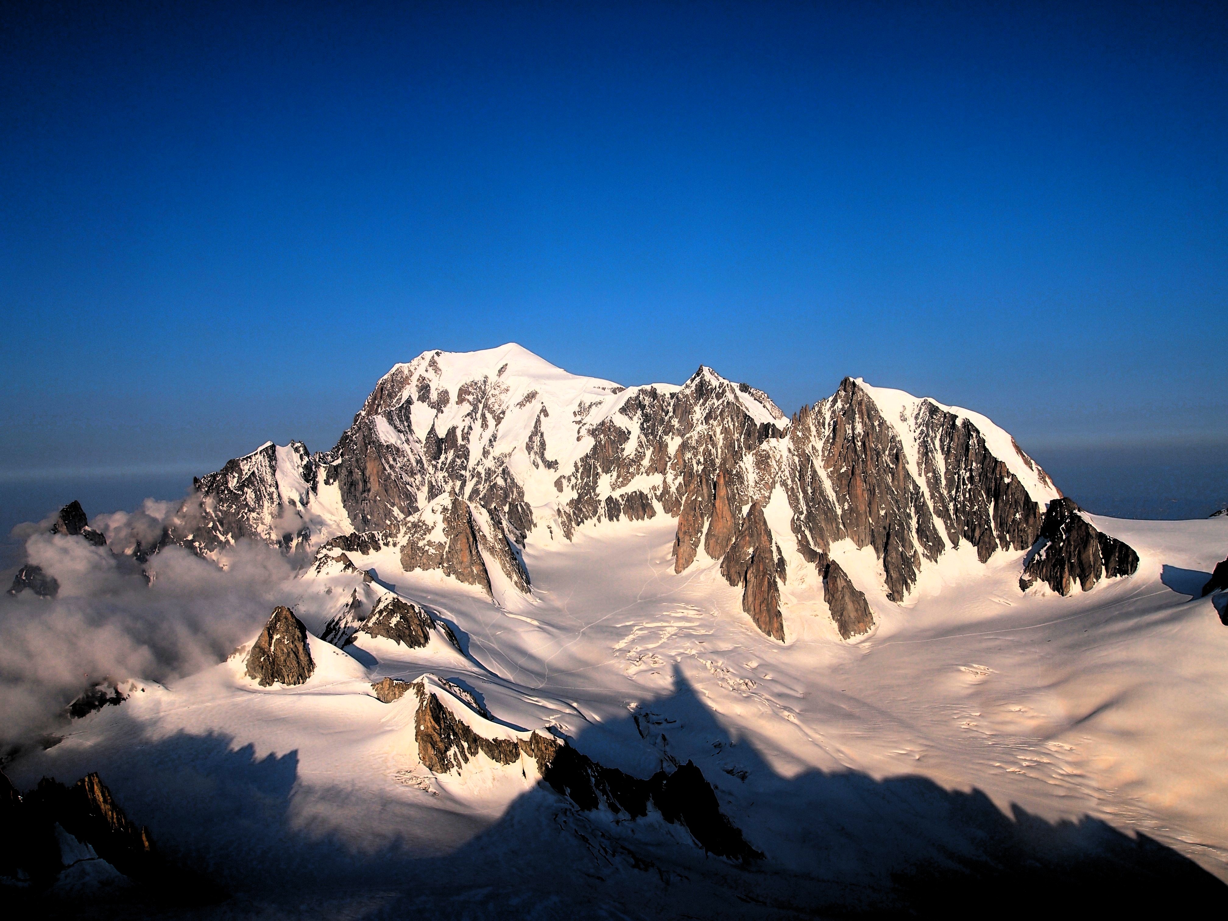 Climbing Dent Du Geant, Chamonix